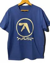 Collection Aphex Twin Logo Blue Short Sleeve T Shirt Full Size S-5XL BE2648 XXXXL