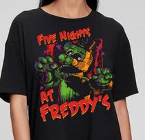 Five Nights At Freddy'S T-Shirt, Fnaf T-Shirt, Five Nights At Freddy'S XXXL