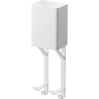 Yamazaki Towel Rack Dryer Hair Iron Holder White Tower Storage Simply Insert into Bar 10545
