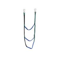 3/4/5 Step Boat Rope Ladder Nylon Yacht Boat Side Hanging Ladder Climbing Ladder  Swim Ladder Blue 3 Step