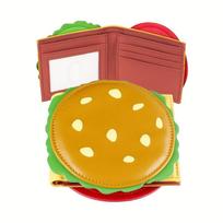 Football Burger Wallet Basketball Short Leather Purse Creative Money Clip  Men Style 1