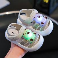 Boys' Shiny Sandals, Girls' Soft-bottomed Anti-slip Baby Walker Shoes, Infant Sandals 15