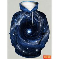 Optical Illusion 3D Vortex Graphic Print Hoodies For Men Long Sleeve Oversized Hoodie Streetwear Pullover New Men Women Hoodie S