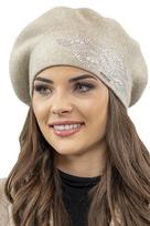 Vivisence 7051 beżowy uni nakrycie głowy beret