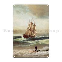Surfing Back In Time Metal Plaque Poster Club Painting Cinema Designing Printing Tin Sign Poster 20X30CM