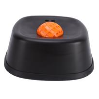 Dog Lick Bowl Anti Slip Rolling Ball Liquid Treat Slow Feeder Bowl for Small Medium Large Dogs Black juoda