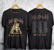 VINTAGE 1987 Def Leppard Hysteria 1987 Koncertinis Muzikinis Turas Marškinėliai, dydis S-4XL 4XL