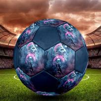 1PC Neymar Sporting Phenom size 5 soccer ball PrahaIndoor Soccer Ball Colorful All Ages Machine Stitched PVC Competition Ready Durable High-Bounce