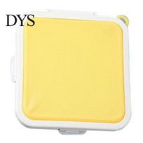 On-the-go Sandwich Keeper Container Bento Lunch Box BPA-free Hinged Containers Reusable Snack With Secure Closure Holder for Office Workers Square