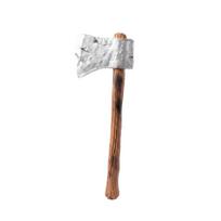 Axe Prop for Halloween Costume - Realistic Wood Cutting Axe Accessory One Size