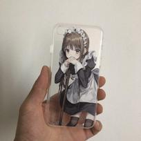 Minkštas dėklas, skirtas iPhone 14 11 13 Pro Max 12 Mini mielas animacinių filmų Anime Girl telefono dangtelis, skirtas iPhone Xr Xs Max X 7 Plus 8 Se 2 6s buferiui iphone 6 6s