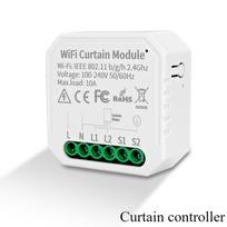 Išmanusis užuolaidų valdiklis Graffiti WiFi dvipusis valdiklis mini užuolaidų modifikavimas mobilusis nuotolinis valdymas balsu 2-way switch white