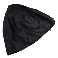 Fire Pit Cover Round Patio Outdoor Fireplace Cover Waterproof Dustproof UV Protection for All Seasons Black black