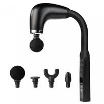 Deep Tissue Massage Gun with Extended Handle, U-Shaped Back Massager for Neck Shoulder Legs, 4 Massage Heads & 9 Levels