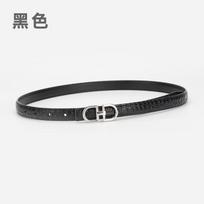 Korean version of casual belt women's versatile alligator pattern leather jeans suit pants fashion decorative belt women 105*1.8cm juoda