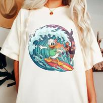 Summer Disney Donald Duck Graphic Tshirt Men Women Fashion Cotton Quality Casual Loose Short Sleeve Classic Unisex S