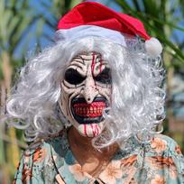 New Soul-Shattering Clown Mask Terrifier 3 mask Black and white clown cos Horror Clown Mask