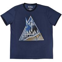 Def Leppard Triangle Logo Ringer T Shirt Unisex T-Shirt XL