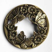 Candle Topper Silver/gold/bronze Antique Butterfly Candle Shade Jar Lid Shade Sleeves for Jar Candles Candles Cover Home Decor antikvarinės bronzos spalvos