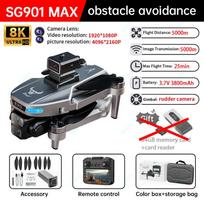New Professional SG901 MAX GPS Drone 8K Dual Camera Aerial FPV Brushless Avoiding Obstacle with Large Screen Remote Control Dron