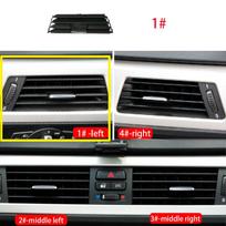 Dashboard Front Air Conditioning AC Vent Grill Outlet Repair Kit For BMW 3 Series E90 E91 E92 E93 2005 2006 2008 2009 2010 2012 1 left