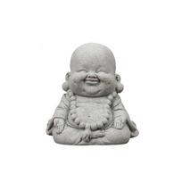 Chinese Style Fat Smiling Buddha Ornament Cartoon Hand Carved Buddha Sculpture Buddha Statue Green Sandstone