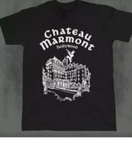 Chateau Marmont Holivudo viešbučio juodi marškinėliai S-5XL PIRKITE DABAR! XL