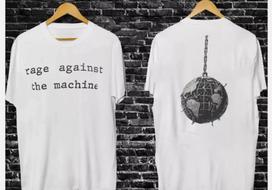 Rage Against The Machine Typewriter Concert T-Shirt Rage Against The Machine Sh XXL