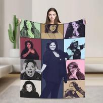 Abby Lee Miller Blankets Super Soft Graphic Plush Throw Blanket For Living Room Decorative Flannel Bedspread Bed Cover Size: 75*100cm, Weight: 230 GSM