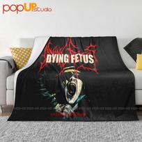 Dying Fetus 'Make Them Beg For Death' Ultra-Soft Blanket Quilt Winter Sofa Cover Bed Covers Size: 75*100cm, Weight: 230 GSM