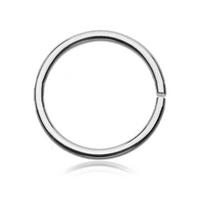 0.8mm Nose Studs Small Cartilage Hoop Ring Earring Lip Stus Body Piercing 6MM sidabras
