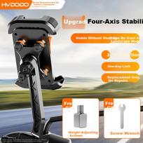HUIDUODUO Electric Bike Phone Holder Rearview Mirror Anti-Shake Shockproof for Electric Scooter Motorcycle Bicycle  Riders