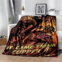 Žudikiški dronai Animacinis spausdintas pledas Flanelinis Šilti pledai Minkštas ir patogus pledas lovos užtiesalai cubre cama Gimtadienio dovana 80x120cm(31x47inch)