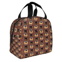 Cartoon F-FNAF Anime Insulated Lunch Bag for School Office Game Waterproof Thermal Cooler Lunch Box Women Men One Size