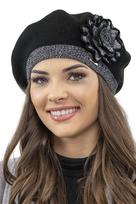 Vivisence 7049 czarny uni nakrycie głowy beret