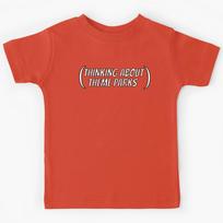 Thinking about Theme parks Kids T-Shirt 100