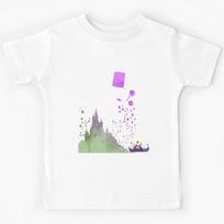 Castle Lanterns Inspired Silhouette Kids T-Shirt 130