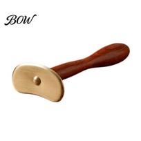 Leg And Arm Massage Stick Brass Gua Sha Scraper, Long Handle Body Tool for Back Handheld Scraping Board Neck, Meridian Relaxation Self Care, Home Spa Short