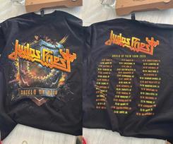 Judas Priest Shield of Pain Turas 2025 Marškinėliai 4XL