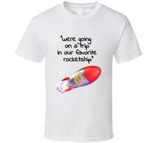 Bitcoin Rocket T Shirt 2XL