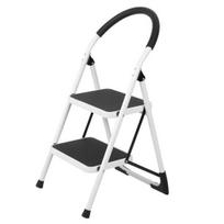 Folding Ladder 2-Step Step Stool Strong Load Capacity with Foldable Stool Wide Anti-Slip Pedal Portable Handrail for Home balta