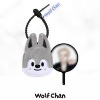 Pre-order Stray Kids RUN IT SEOUL SKZOO Plush Mini Picket Key Ring Wolf Chan