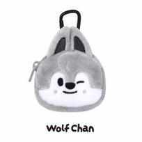 Pre-order Stray Kids RUN IT SEOUL SKZOO Mini Backpack Key Ring Wolf Chan