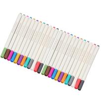 24Pcs Metallic Marker Pens 24 Colors for Art, Scrapbooking, Crafting