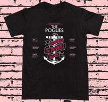 The Pogues 2025 TOUR 40 years of Rum Sodomy The Lash T Shirt AHN01419 L