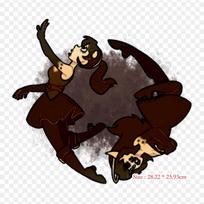 Allison Angel Fanart Bendy And The Ink Machine Iron on Heat Transfer Printing Vinyl Patches Sticker for Clothes DIY Appliques Washable Patches