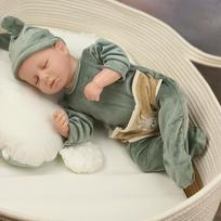 Bebe Reborn lėlės 48cm Loulou rankų darbo dažytos tikroviškos Reborn lėlės vaikams Dovanos lėlė žaislas 48cm