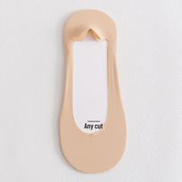 Women's Non-Slip No-Show Cotton Socks with Silicone Grip – Lightweight and No Heel Drop Design One Size