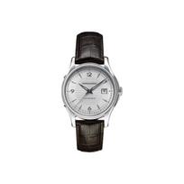 Hamilton Jazzmaster Automatinis Mechaninis Laikrodžio Mechanizmas Atsparus Vandeniui Rodantis Datą Vyriški Laikrodžiai Baltas Plienas Juodas H32515555 Regular Watch Box