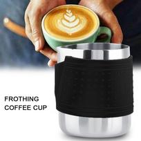 350ML Frothing Milk Jug Stainless Steel Latte Pitcher Stainless Steel Coffee Cup  Latte Art